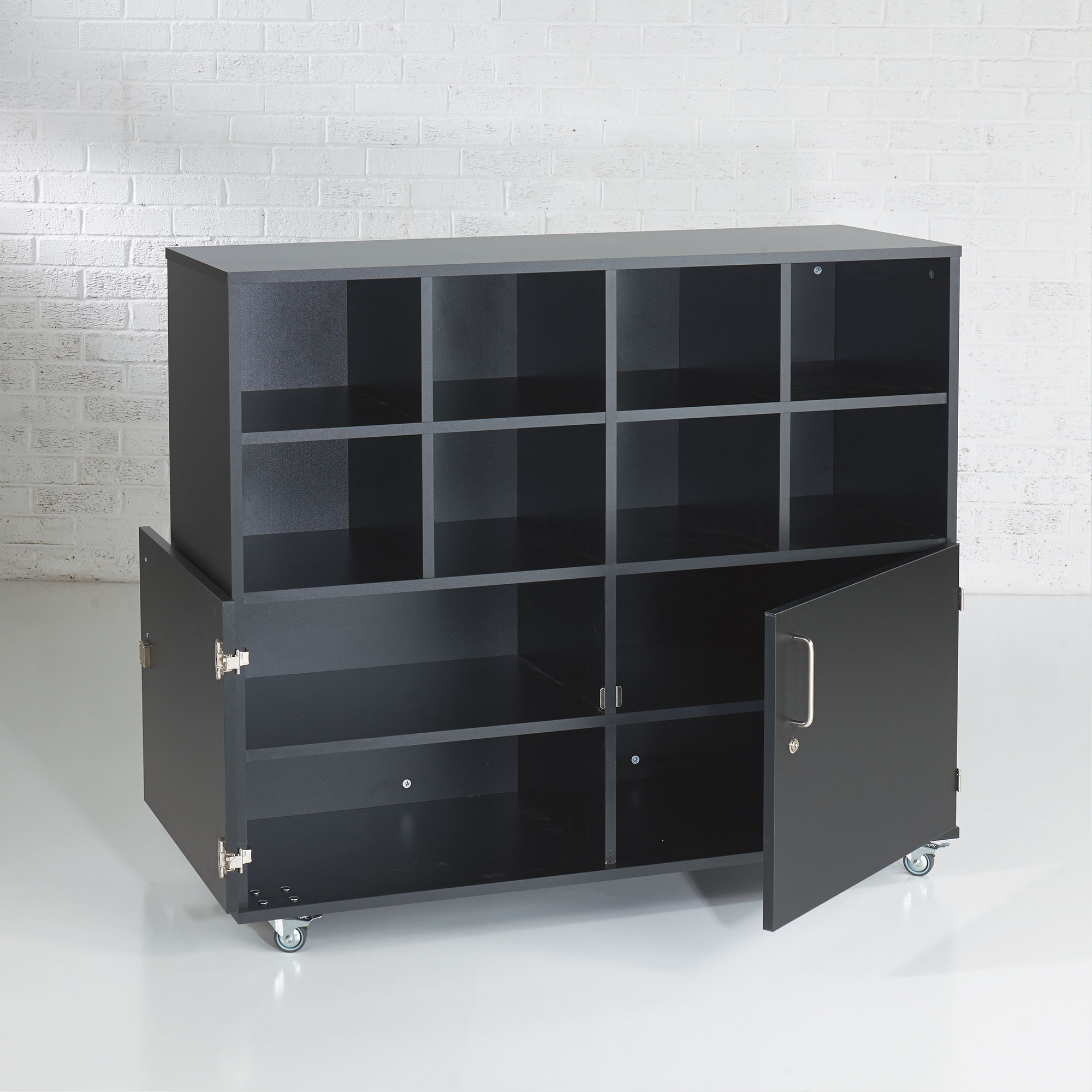 Cubby Hole and Shelf Cabinet
