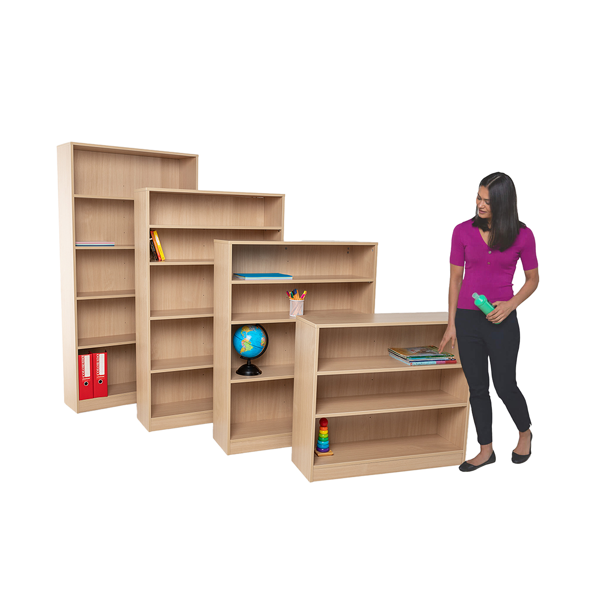 Static  Bookshelves