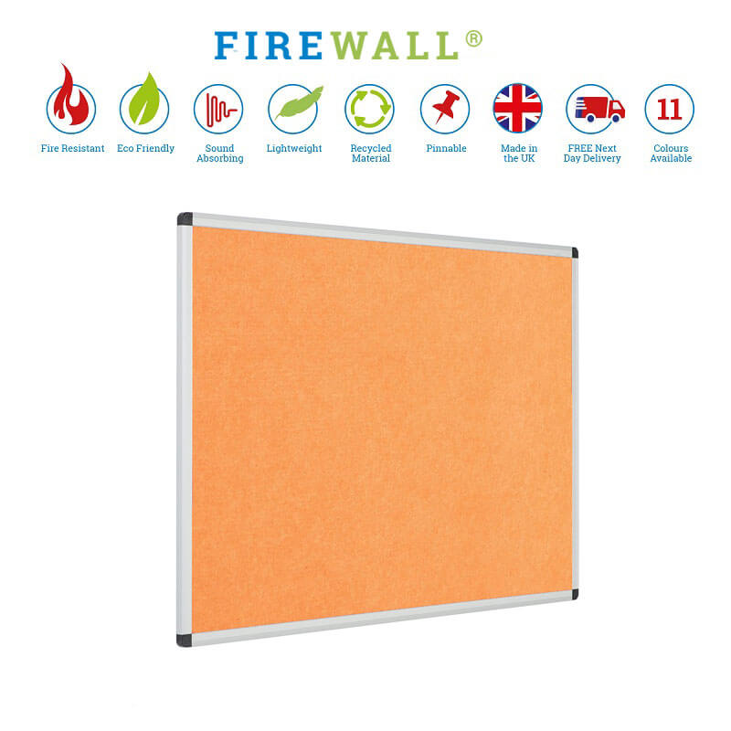 Firewall® Noticeboard with Aluminium Frame