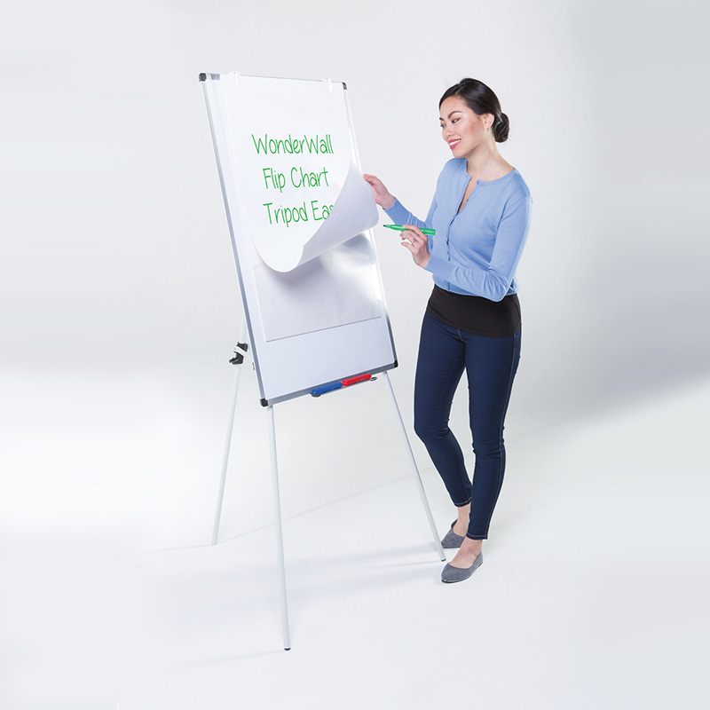 Classic Magnetic Tripod Flipchart Easel
