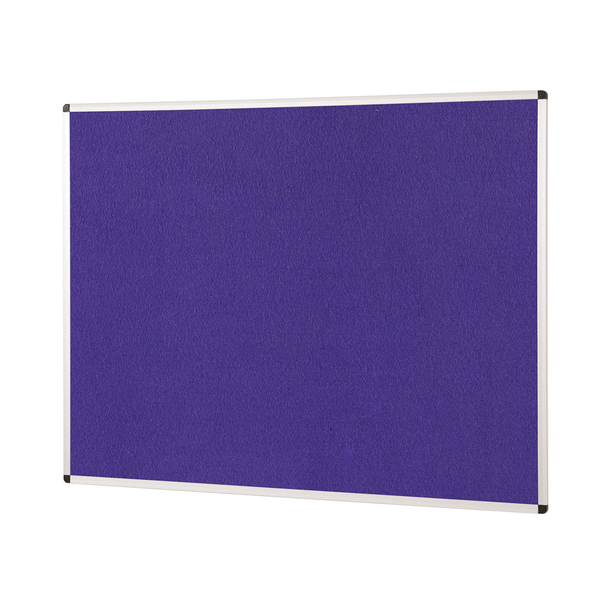 Aluminium Framed Loop Nylon Noticeboard  Vibrant Colours