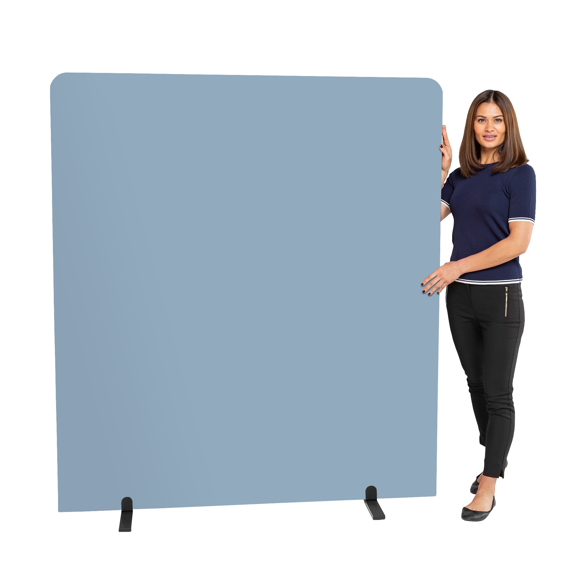 Curved Divider Screen - Woven Cloth