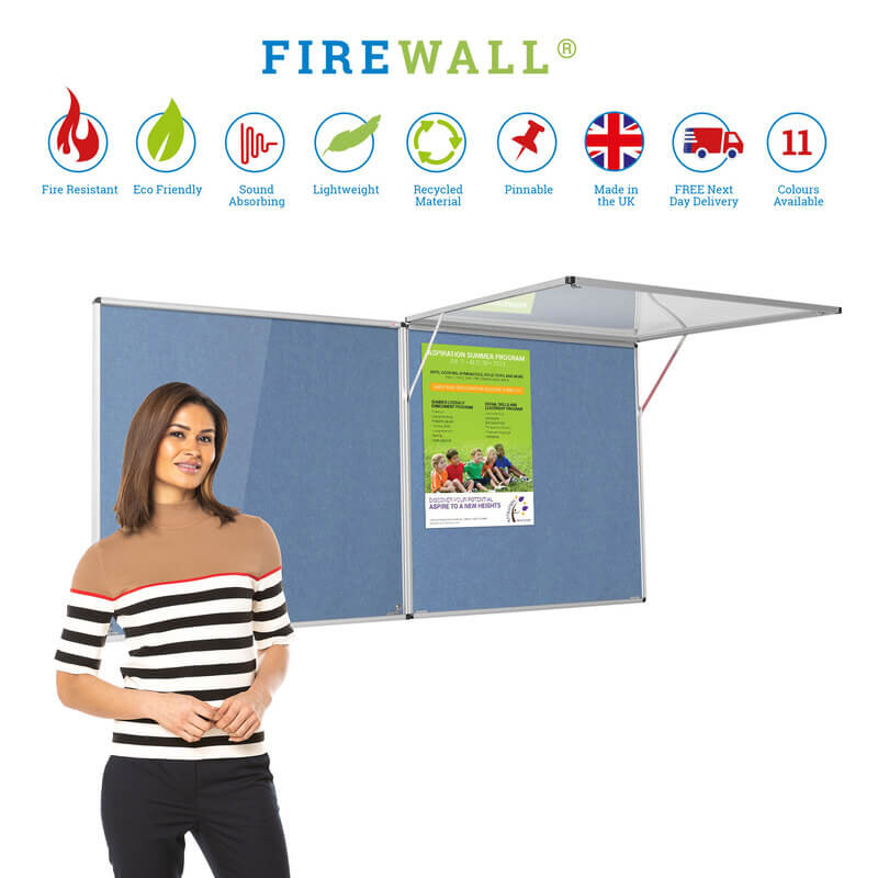 Firewall® Corridor Tamperproof Noticeboard