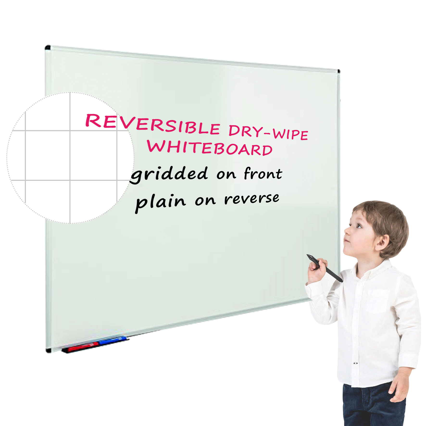 Drywipe Non-Magnetic Whiteboard