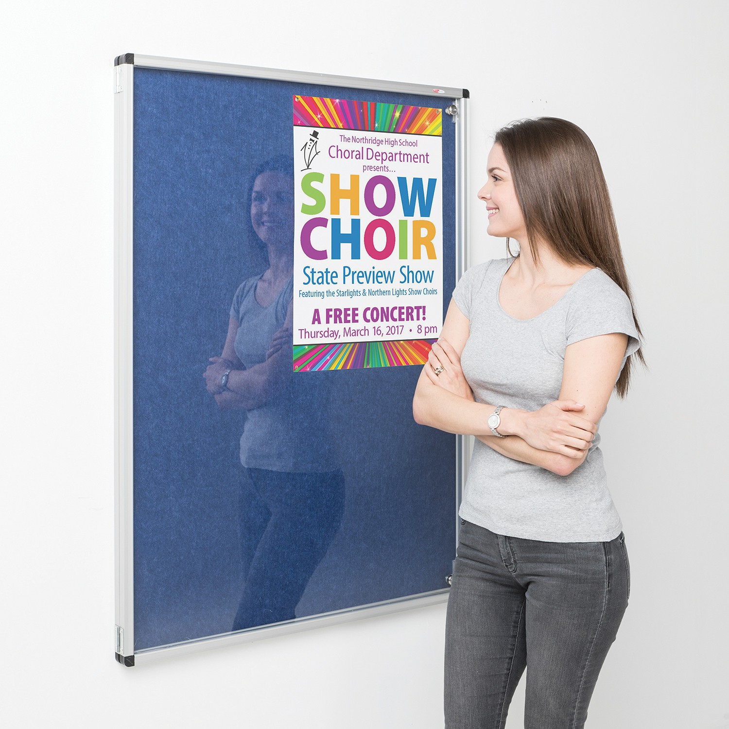 Firewall® Tamperproof Lockable Noticeboard