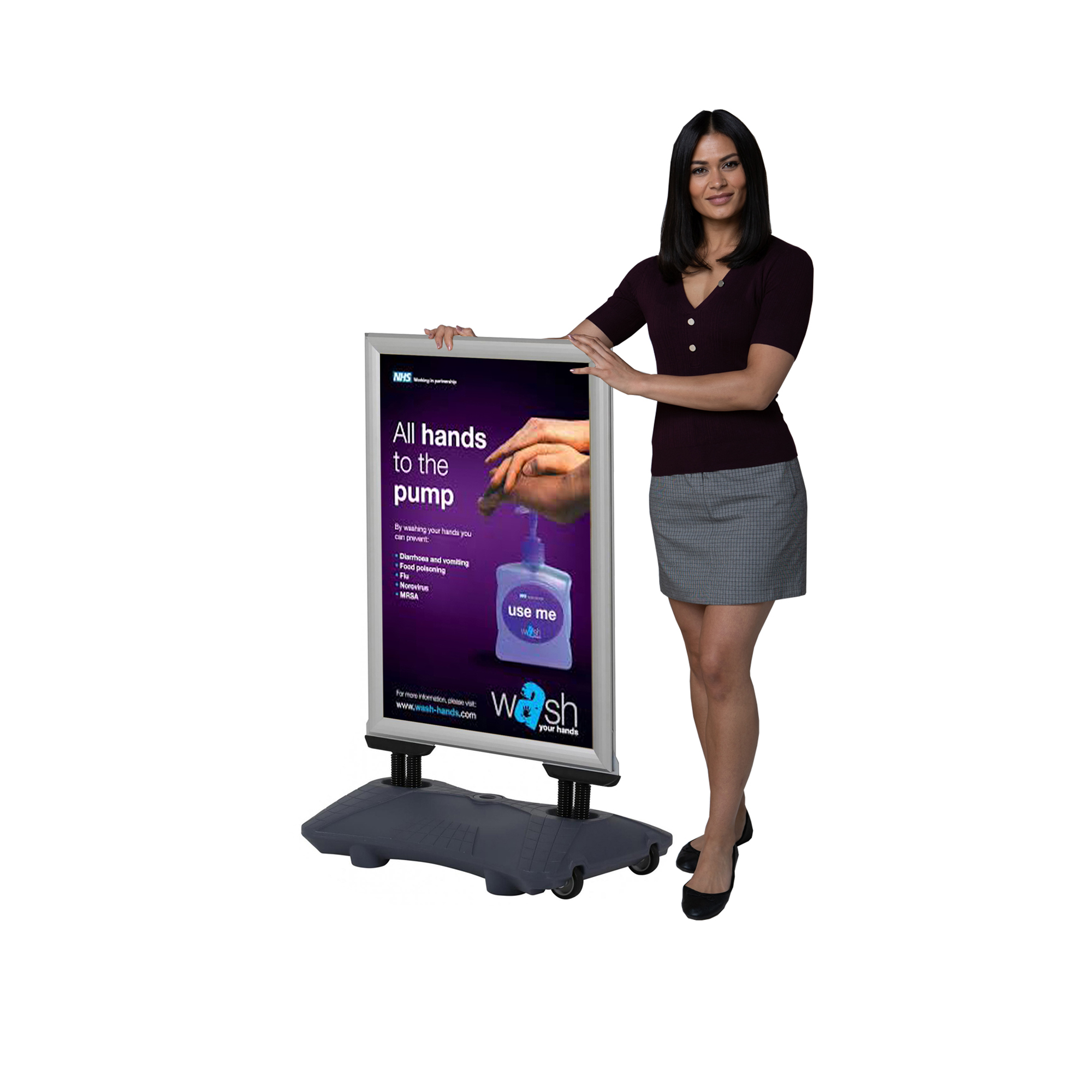 Showpoint Water Base Pavement Sign