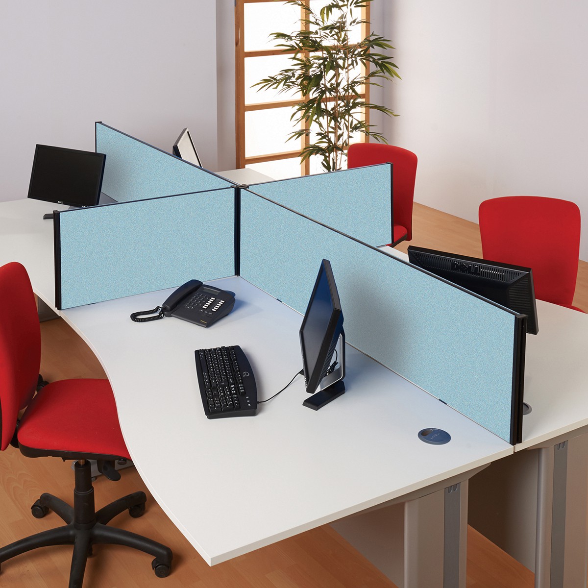 Classic Desk Screen - Woven Cloth