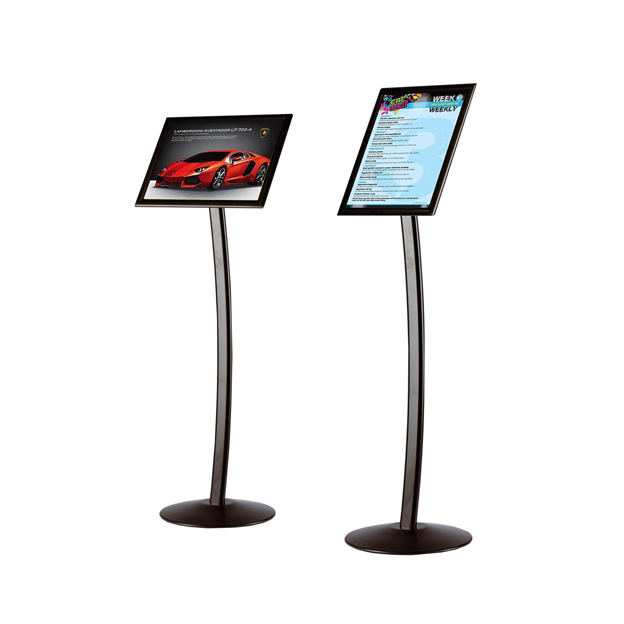 Curved Information Stand