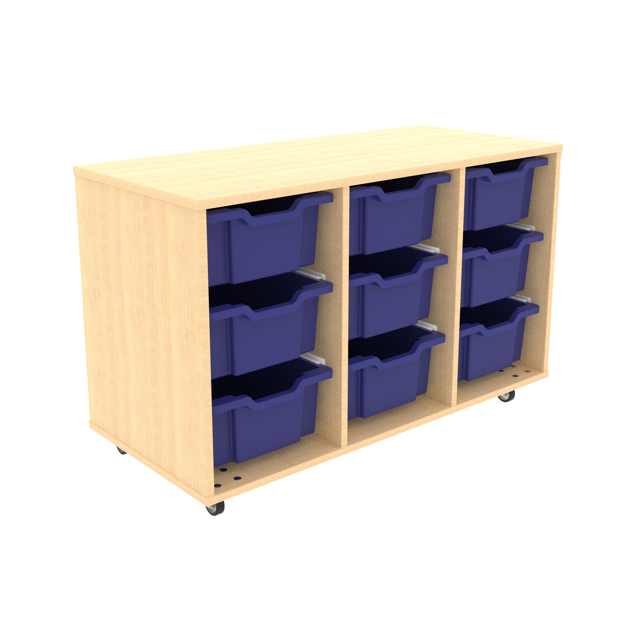 School Tray Storage - 9 Deep Trays