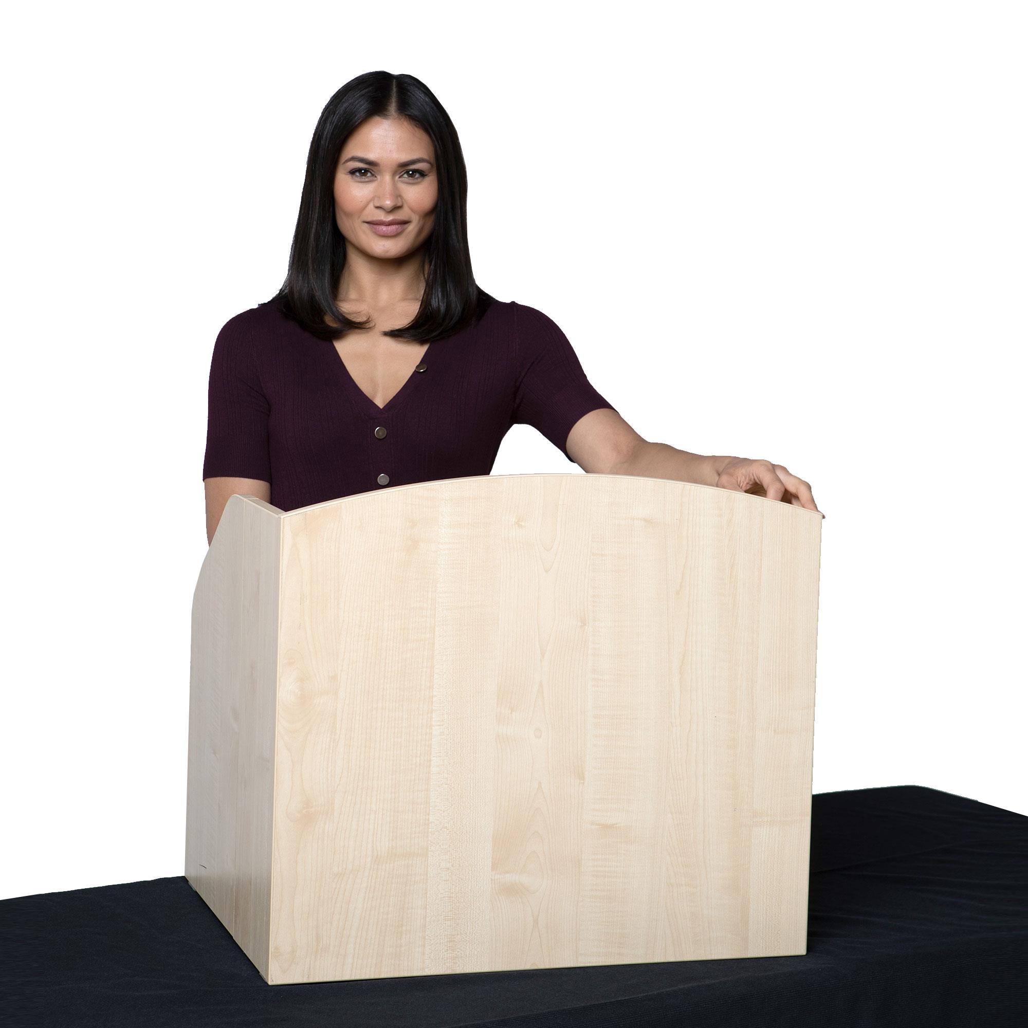 Maple Fold Away  Tabletop Lectern