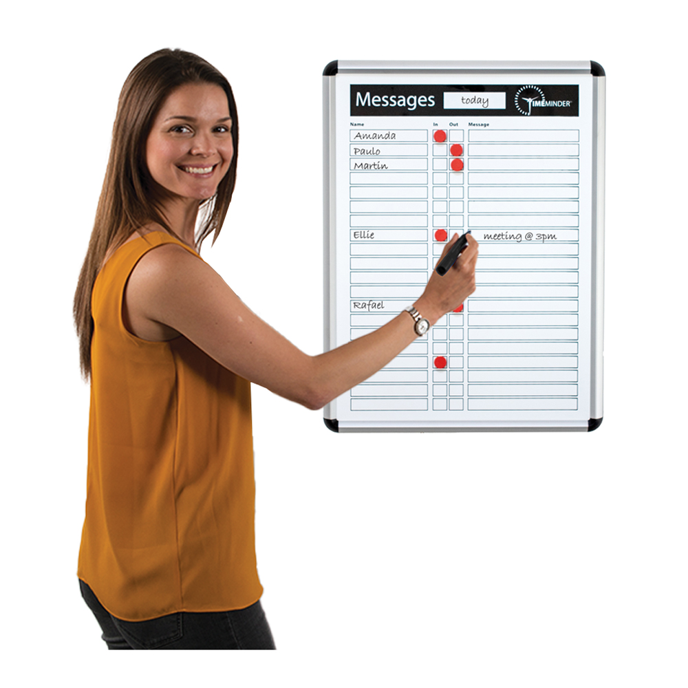 Timeminder® IN / OUT Attendance  Board