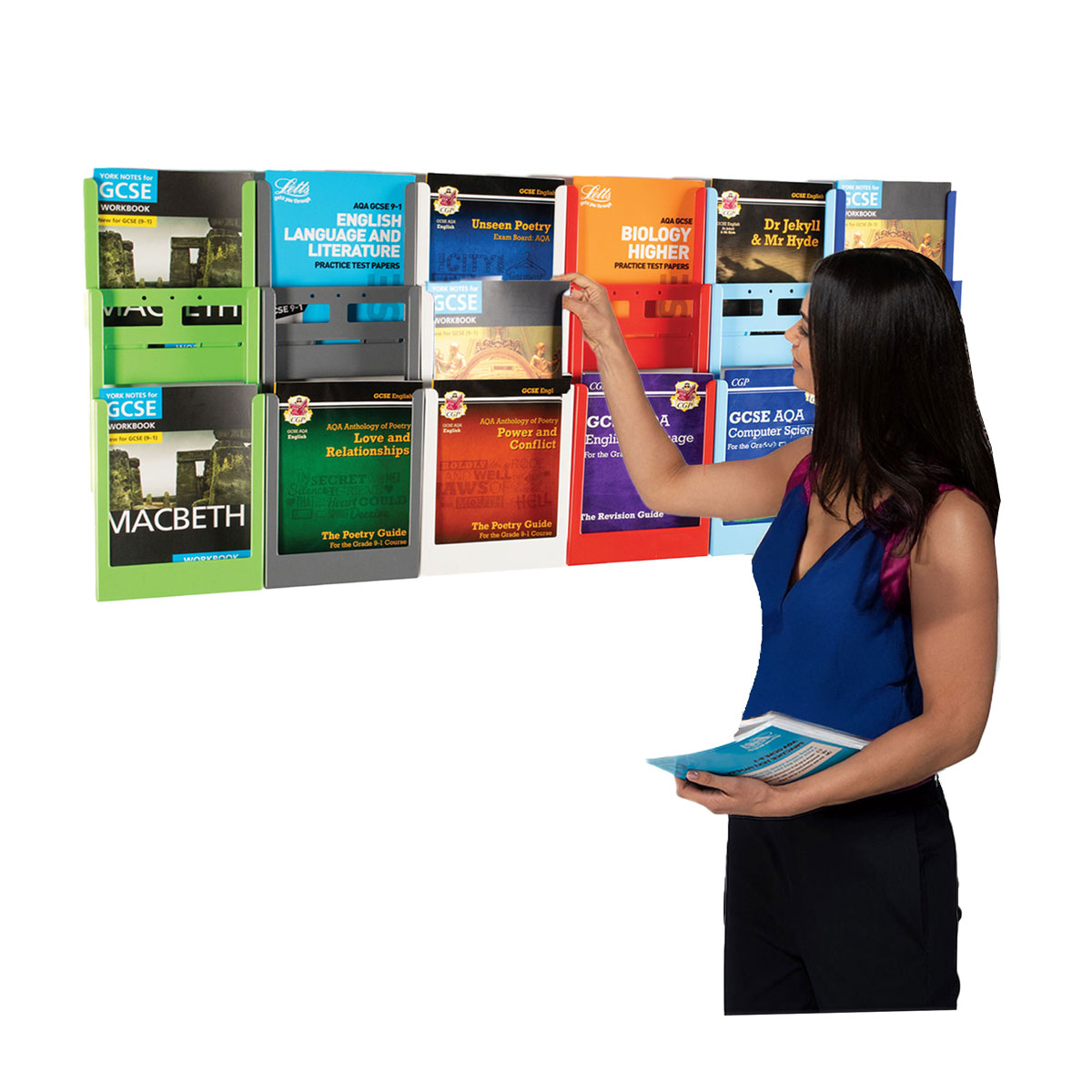 Expanda-Stand™ Leaflet Display - Coloured  PVC Pockets