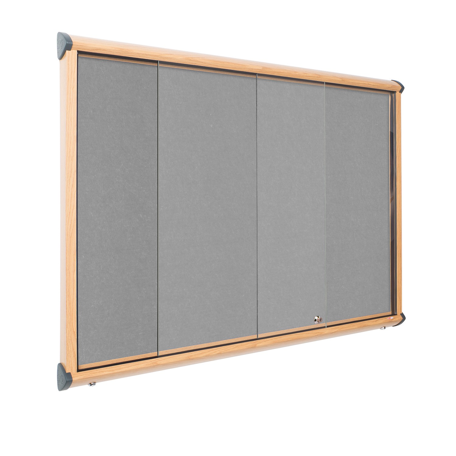 Firewall® Lockable Showcase with Glass Sliding Doors