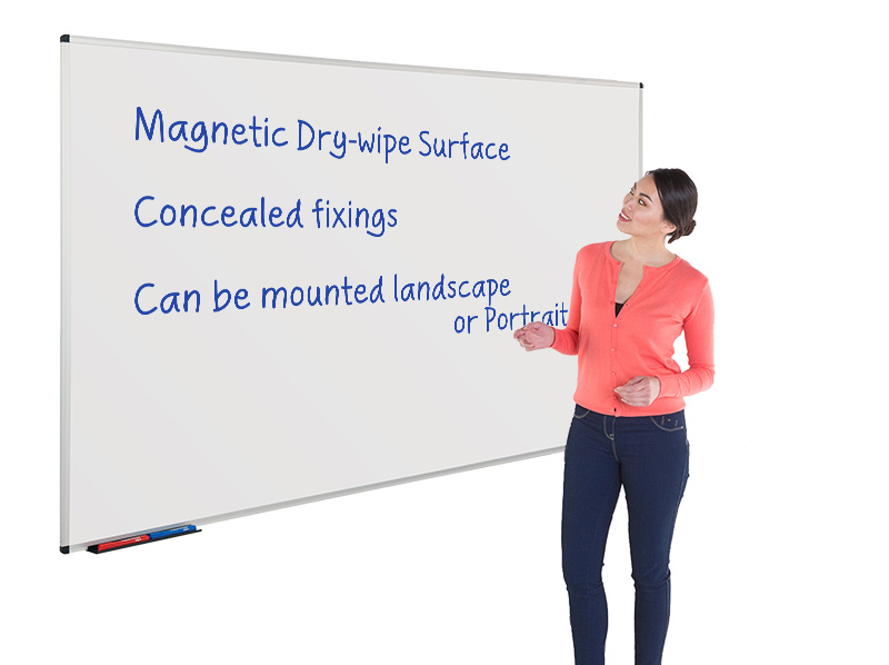 Extra large Drywipe Steel Magnetic Whiteboard 