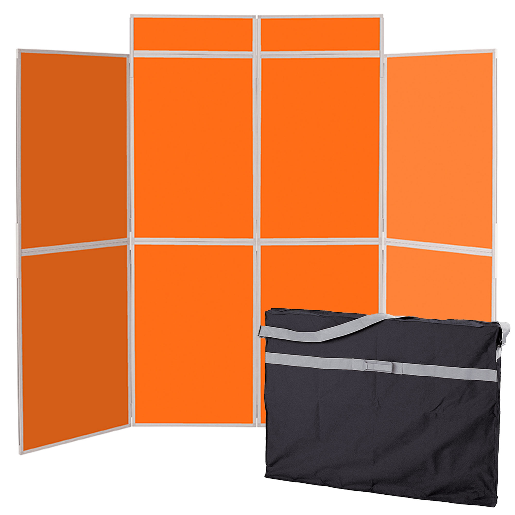 Folding 8 Panel Exhibition Display Kit - Plastic Frame