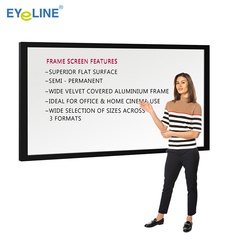 Fixed Frame Projection Screens
