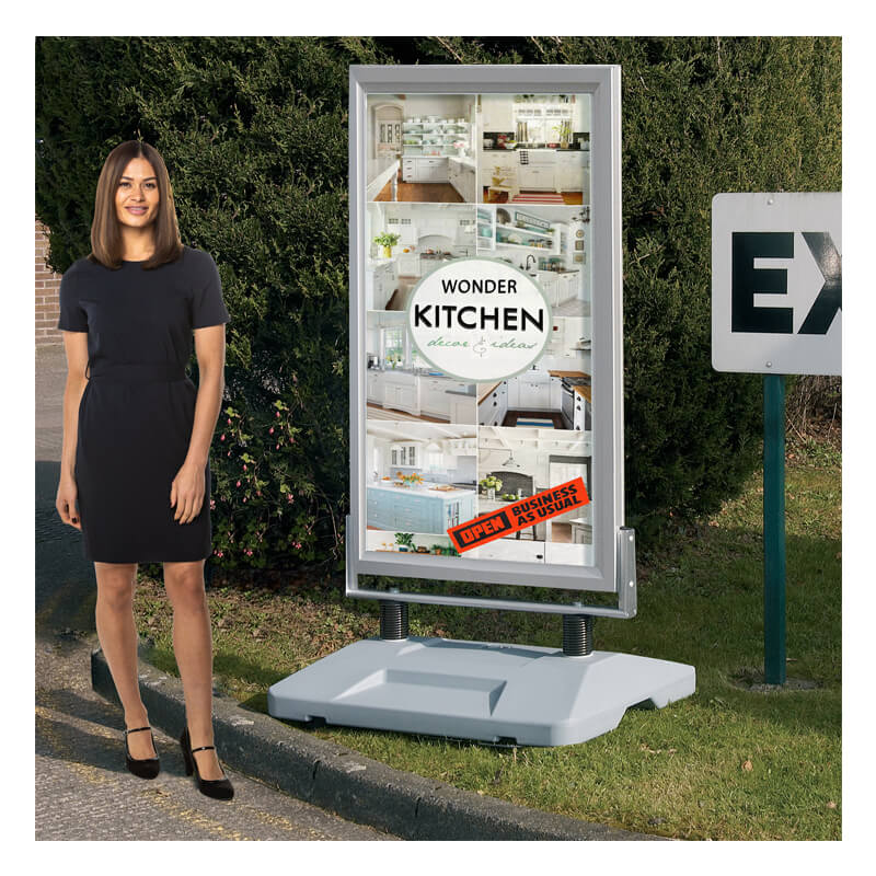 Showpoint Water Base Pavement Sign - 60 x 40