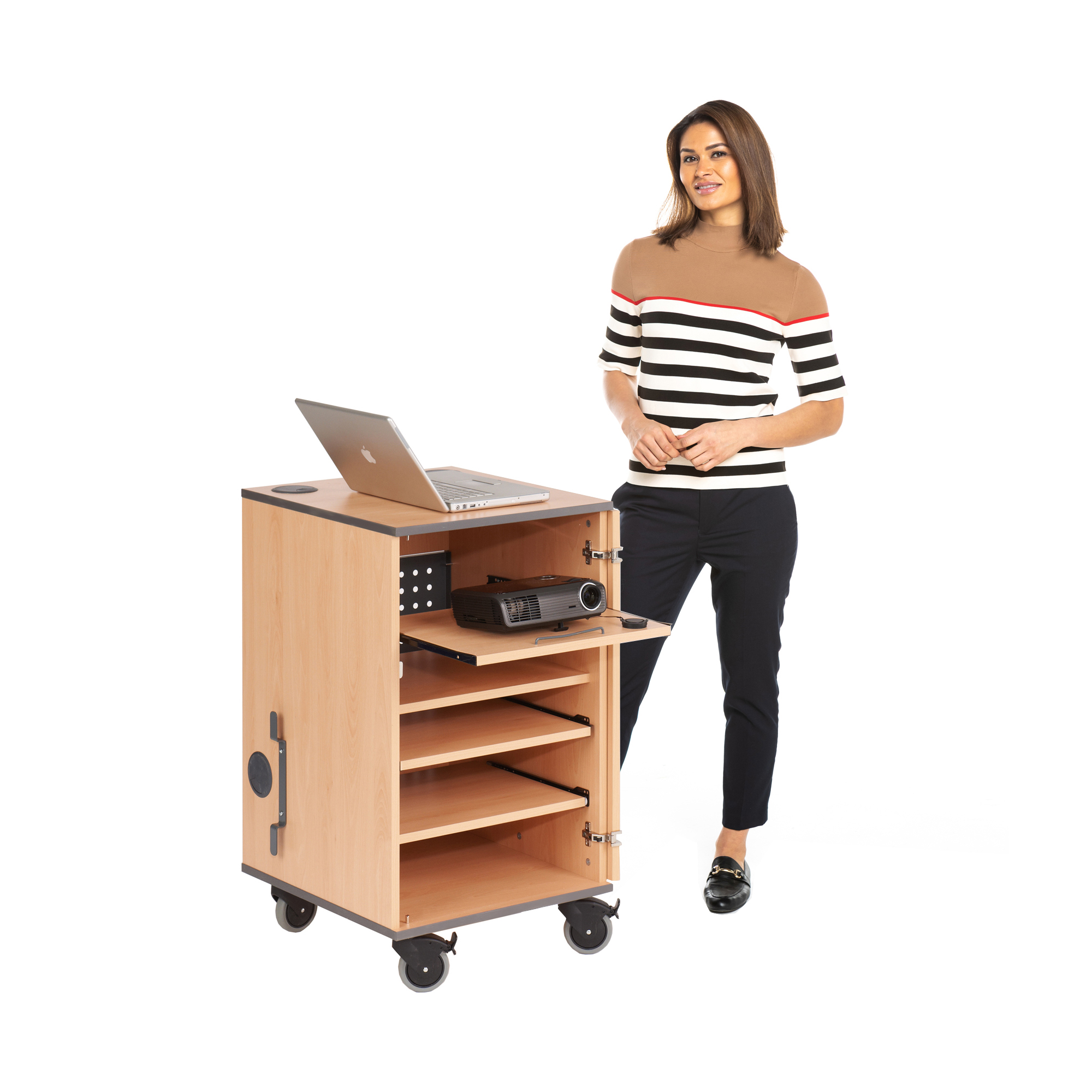 Deluxe Multi-Media Cabinet